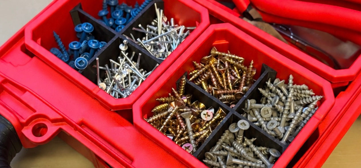 Milwaukee packout dividers for assortment boxes