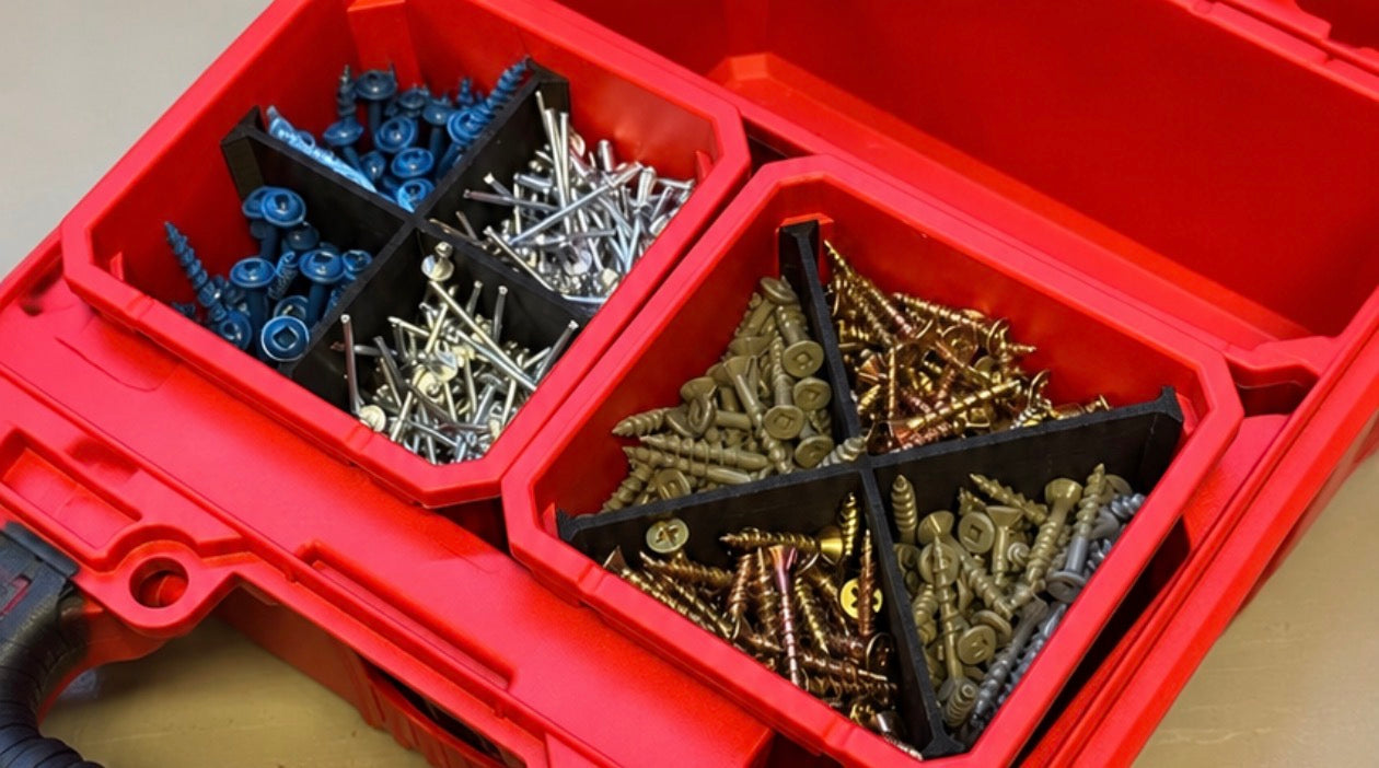 Milwaukee packout dividers for assortment boxes